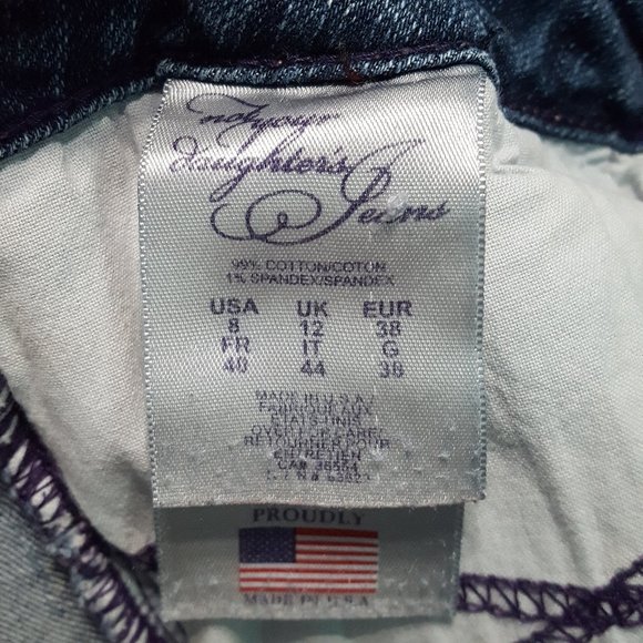 NYDJ Jeans 5 Pockets Skinny Leg Size 8 - Picture 7 of 8